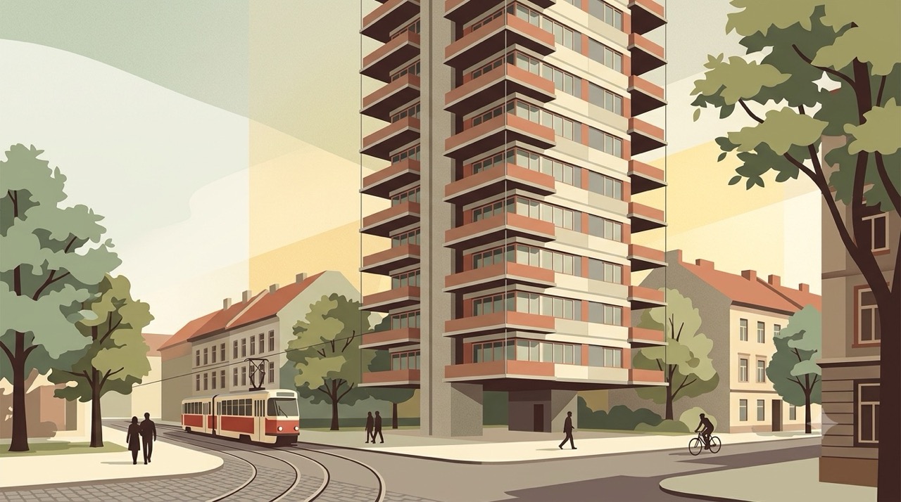Wrocław: blok, który wisi na linach — i dziś stoi pusty